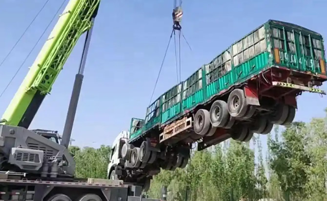 周至道路脱困救援案例